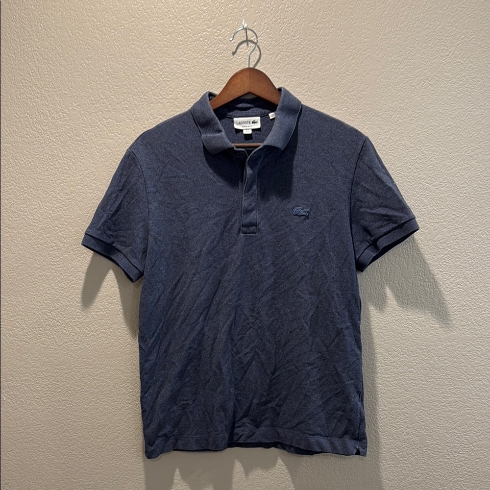 Lacoste Men's Tonal Navy Polo Shirt